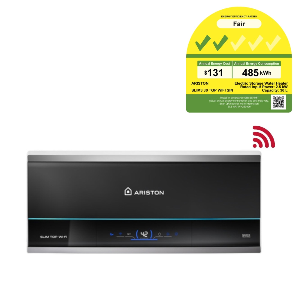 SLIM3 TOP 30 WI-FI ELECTRIC STORAGE WATER HEATER